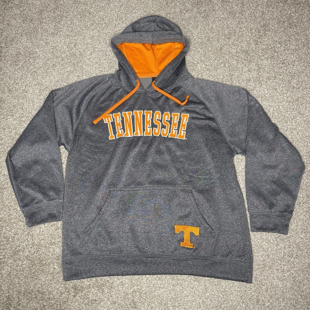 University Of Tennessee Vols Hoodie Men's Medium Knights Apparel Orange/Gray